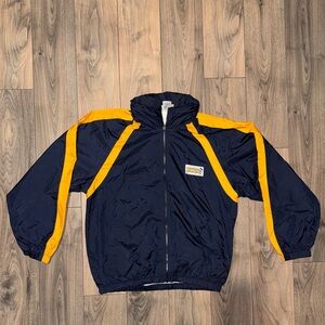 Walt Disney World WDW Authenthic Navy/Gold ZipUp Windbreaker Jacket